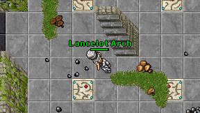 Lancelot Arch on screen