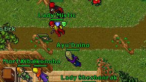 Ayu'Daino on screen