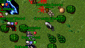 Cyraxin Element on screen