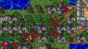 Link Strife on screen