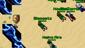 Elementa on screen