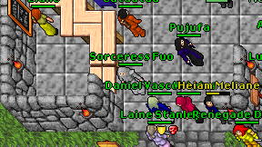 Sorceress Fuo on screen