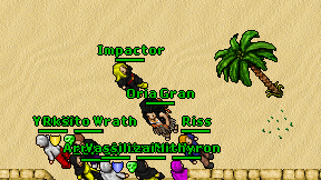 Impactor on screen