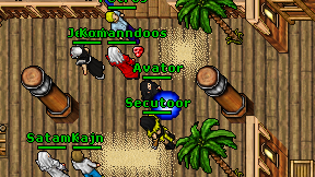 Avator on screen