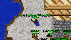 Notorious'Flamed on screen