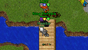 Mantir on screen