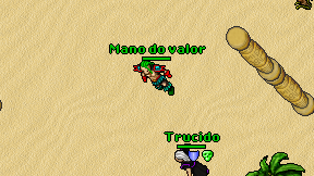 Mano do valor on screen