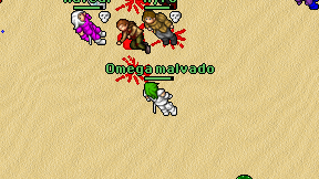Omega malvado on screen