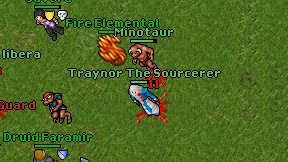 Traynor The Sourcerer on screen
