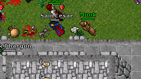 Sain Cesar on screen