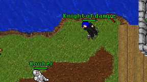 Knight of dampe on screen
