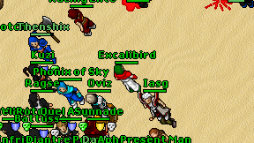 Excalibird on screen