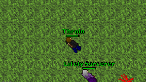 Throin on screen