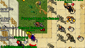 Forgotten Archman on screen