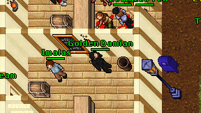 Golden Damian on screen