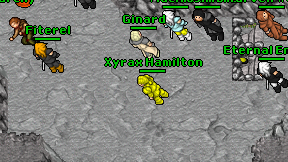 Xyrax Hamilton on screen