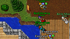 Battle kry on screen
