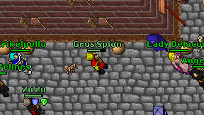 Grus Spion on screen