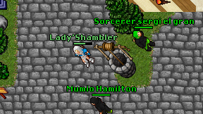 Lady'Shambler on screen