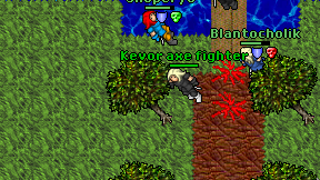 Kevor axe fighter on screen