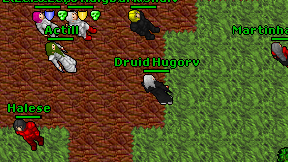 Druid Hugorv on screen