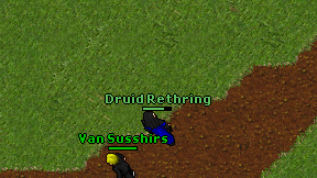Druid Rethring on screen