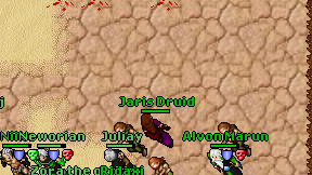 Jaris Druid on screen