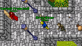 Drus Bear on screen
