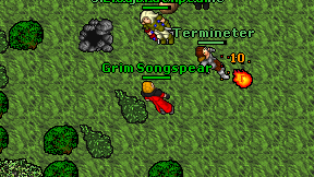 Grim Songspear on screen