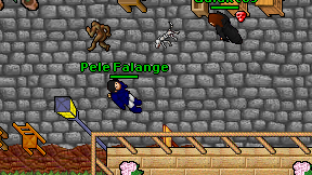 Pele Falange on screen