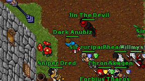 Dark Anubiz on screen