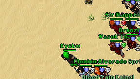 Kyskw on screen