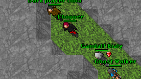 Chopper on screen