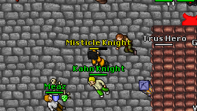 Misticle Knight on screen