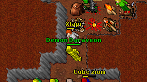 Cube ziom on screen