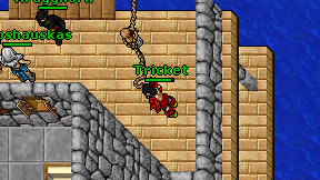 Tricket on screen
