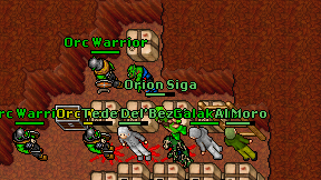 Orion Siga on screen
