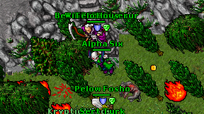 Alpha Six on screen