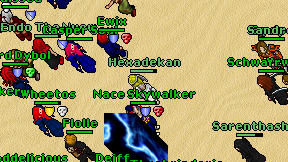 Hexadekan on screen