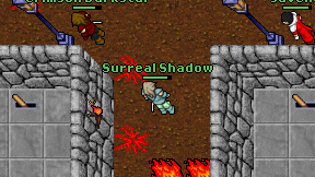 Surreal Shadow on screen