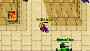 Del saco on screen
