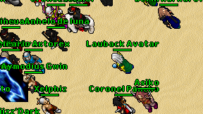 Lauback Avatar on screen