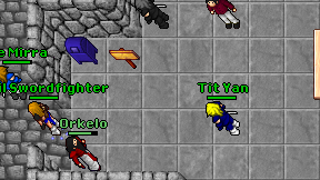 Evil Swordfighter on screen