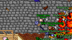 Dunkzin on screen