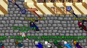 Mage Leaf on screen
