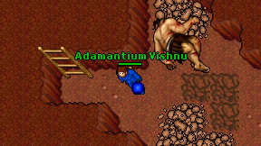 Adamantium Vishnu on screen
