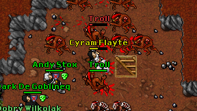 Cyram Flayte on screen