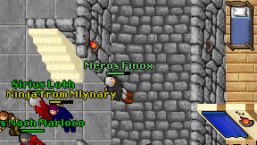 Meros Finox on screen