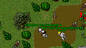 Nikolas on luminera on screen