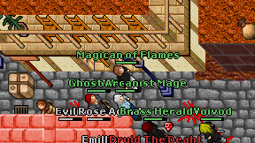 Magican of Flames on screen